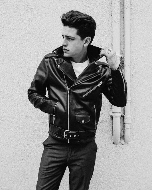 Laer mens leather jacket. the best fit you can find. made to last 