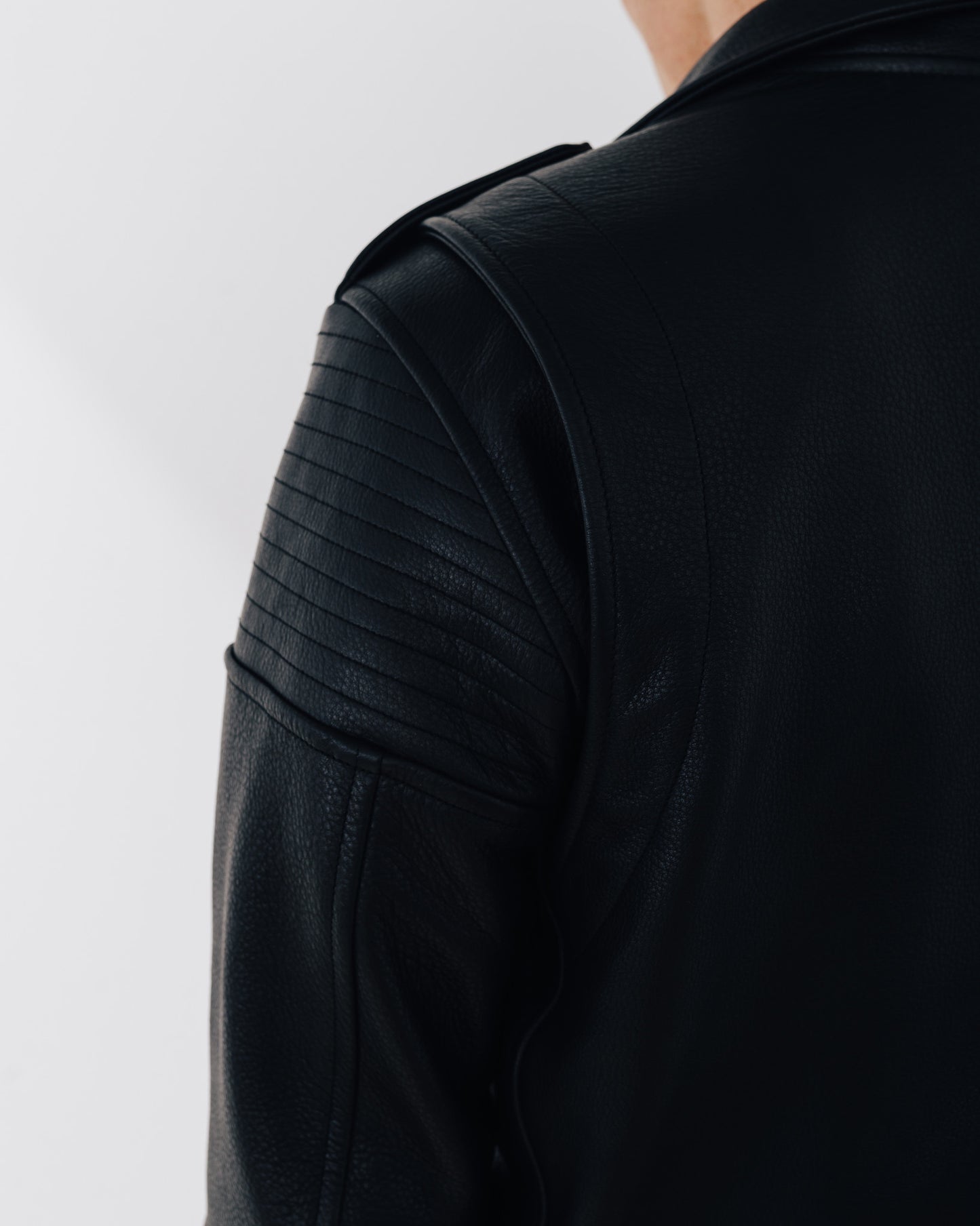 Quilted Moto Men's Leather Jacket