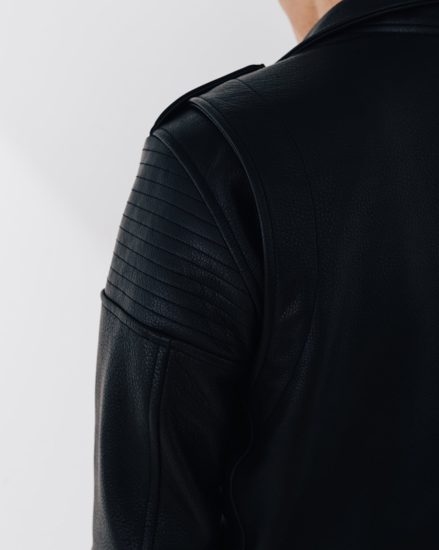 Quilted Moto Men's Leather Jacket